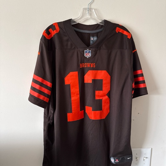 NFL Other - NFL Men's Dark Brown and Bright Orange Jersey